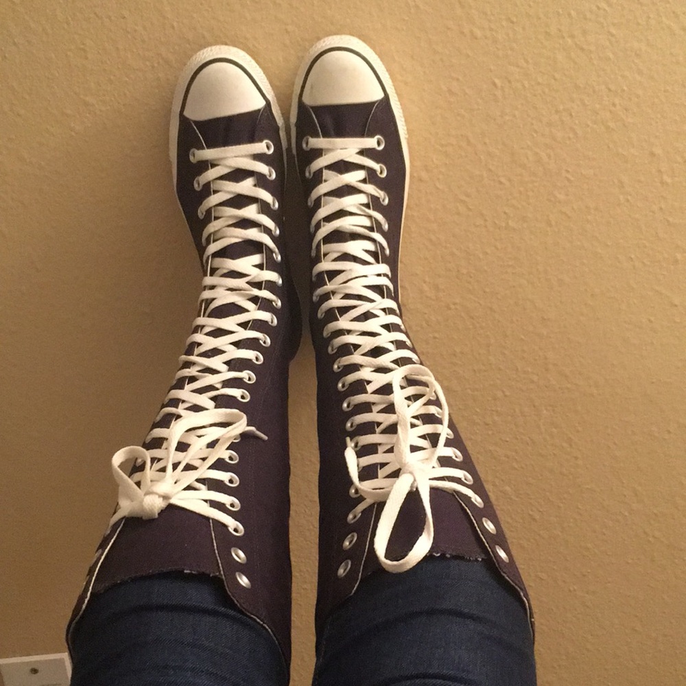 Authentic knee high converse all star